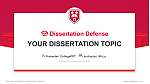 University of Leicester Graduation Thesis Defense PPT Template