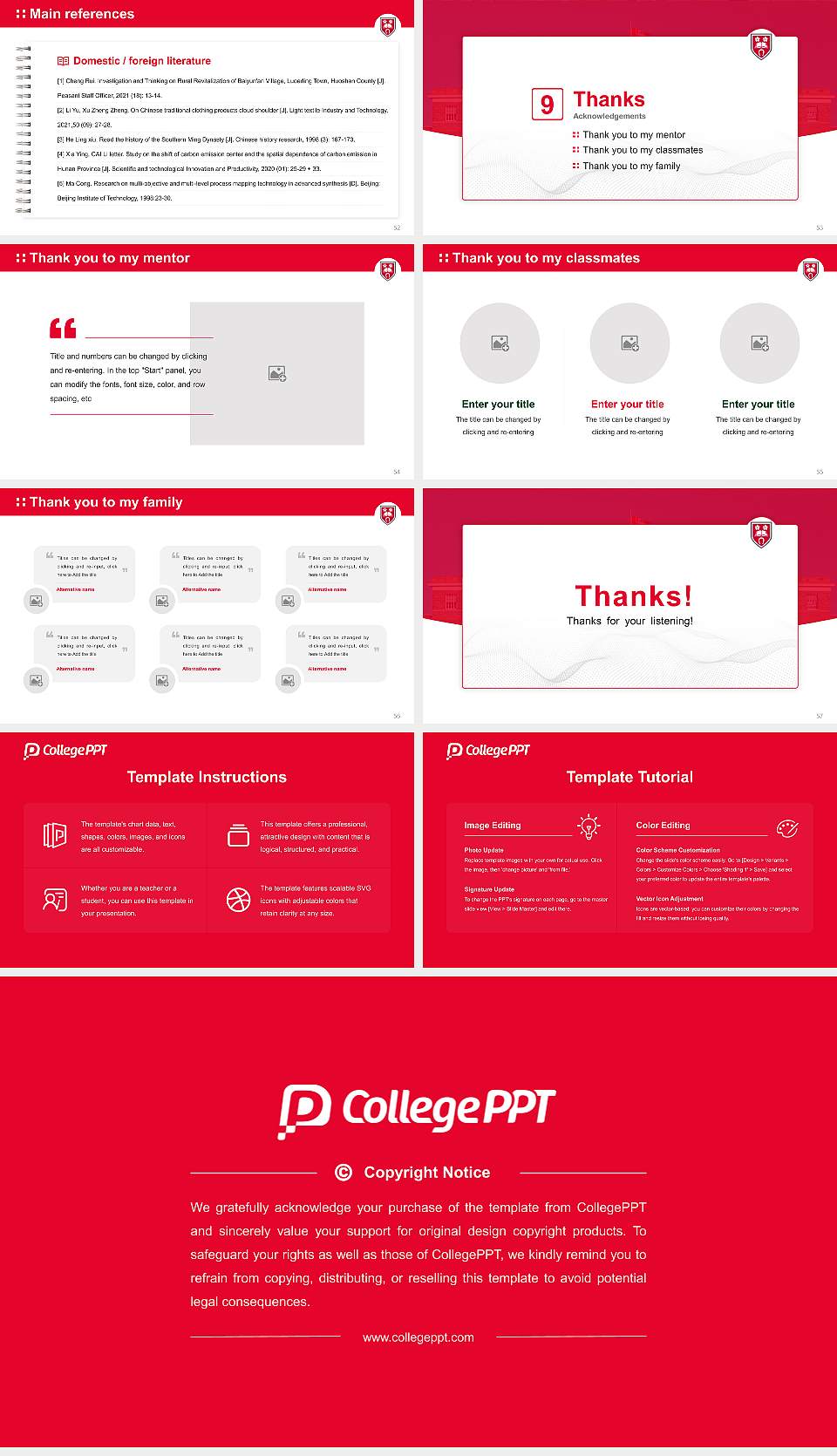 University of Leicester Graduation Thesis Defense PPT Template16:9 ratio PPT effect preview image7