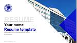 Far East University Resume PPT Template