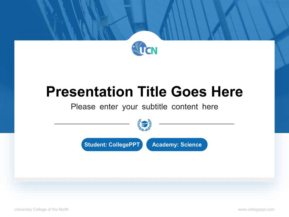 University College of the North National Scholarship Defense PPT Template4:3 ratio PPT effect preview image4