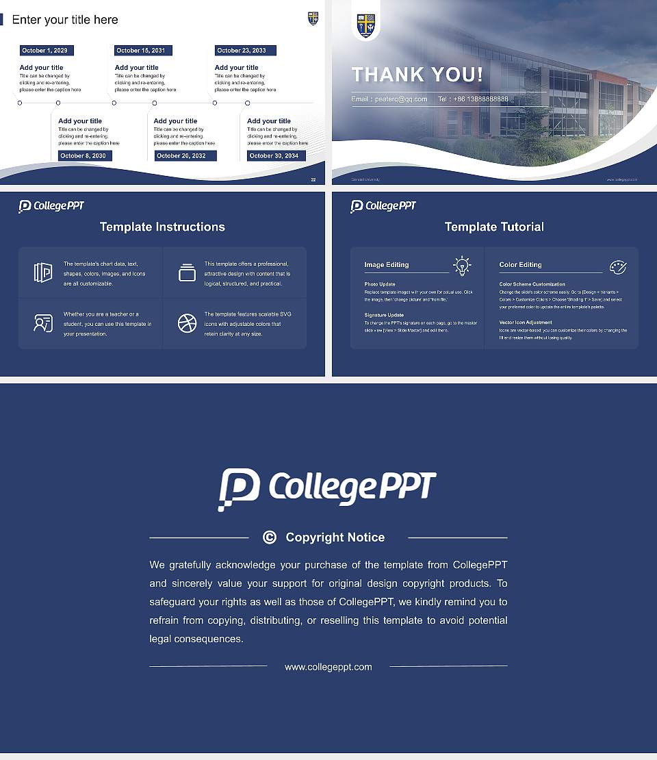 Crandall University Lecture Sharing and Networking Event PPT Template16:9 ratio PPT effect preview image4