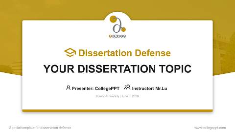 Bunkyo University Graduation Thesis Defense PPT Template