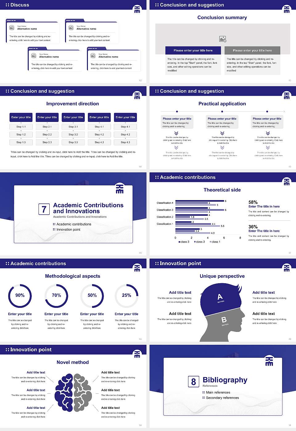 Chiba Institute of Technology Graduation Thesis Defense PPT Template16:9 ratio PPT effect preview image6