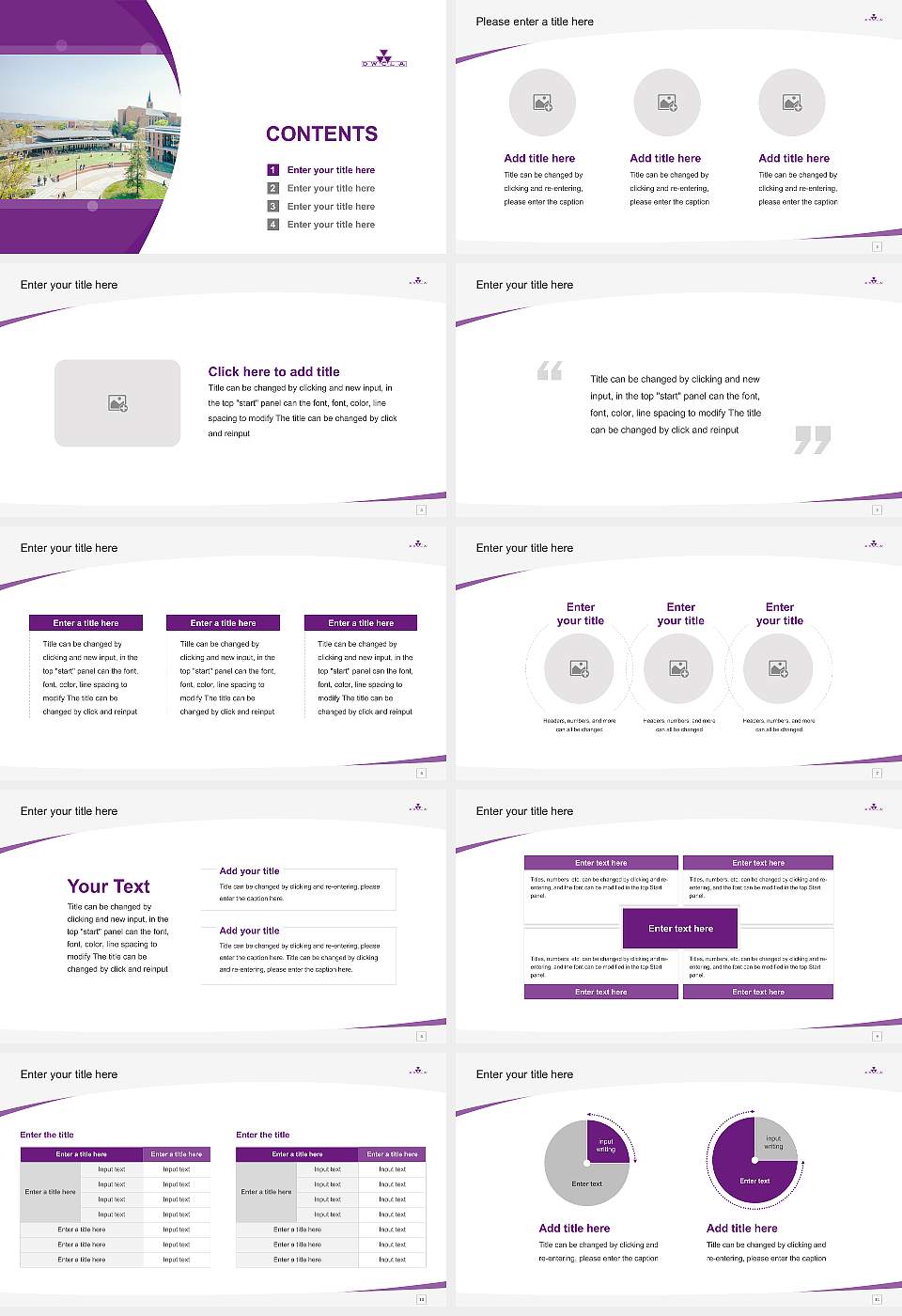 Doshisha Women’s College of Liberal Arts Course/Courseware Creation PPT Template16:9 ratio PPT effect preview image2