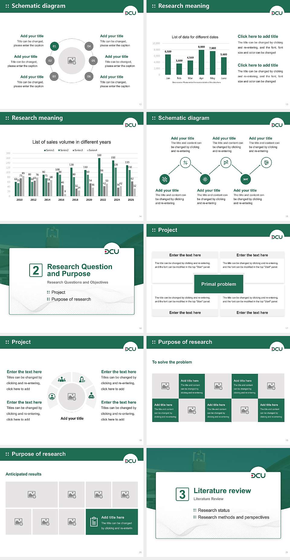 Den-en Chofu University Graduation Thesis Defense PPT Template4:3 ratio PPT effect preview image3