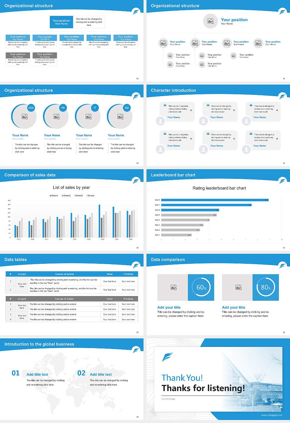 Fukushima College Academic Presentation/Research Findings Report PPT Template16:9 ratio PPT effect preview image4
