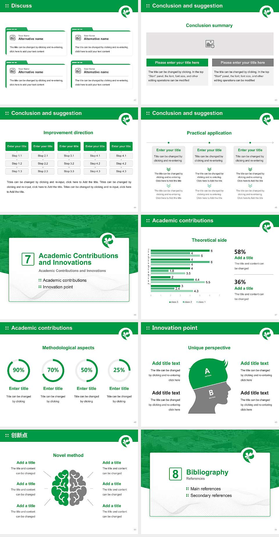 Fukushima Medical University Graduation Thesis Defense PPT Template4:3 ratio PPT effect preview image6