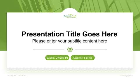 University of the Fraser Valley National Scholarship Defense PPT Template