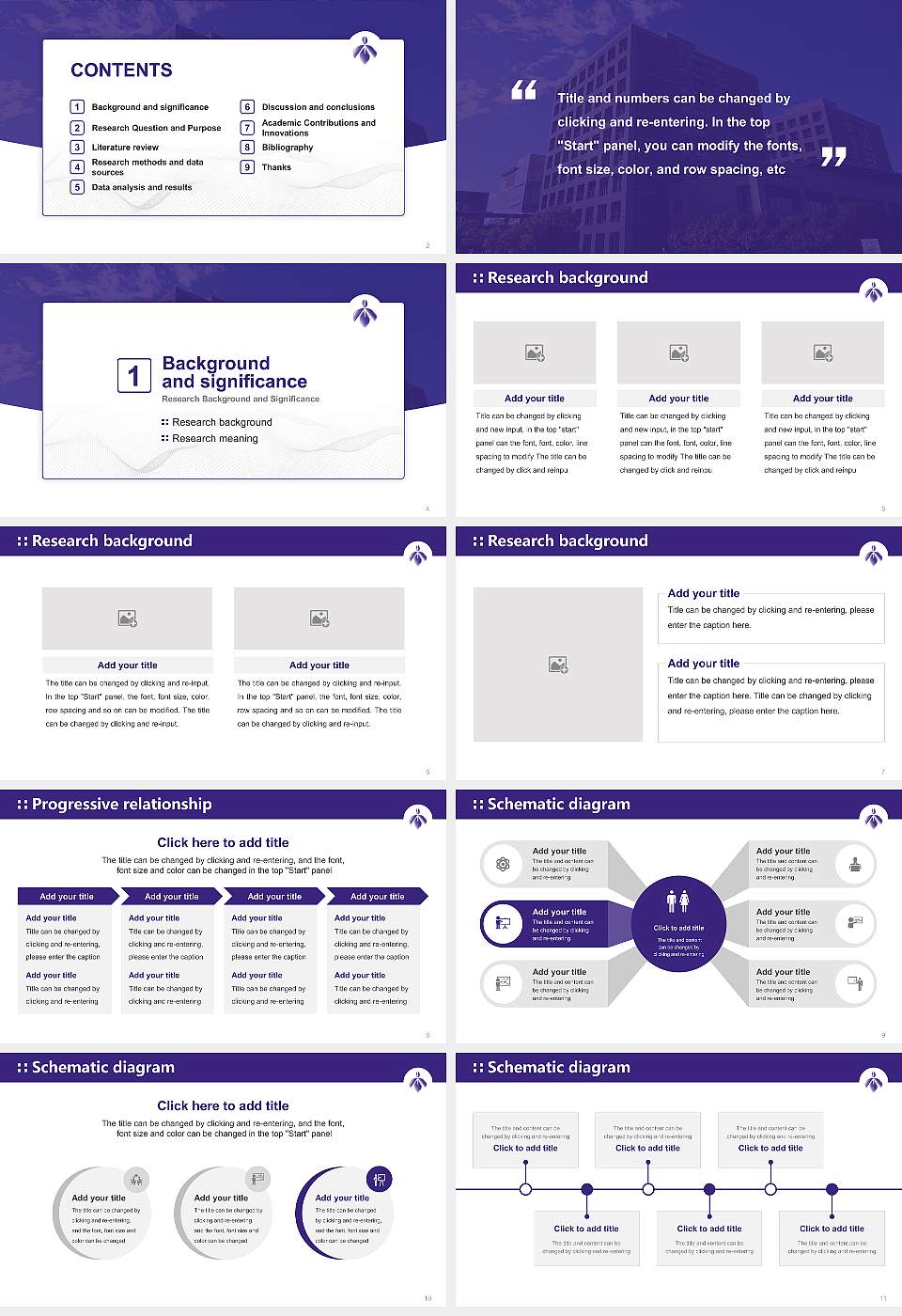 Aichi Prefectural University Graduation Thesis Defense PPT Template16:9 ratio PPT effect preview image2
