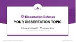 Doshisha Women’s College of Liberal Arts Graduation Thesis Defense PPT Template