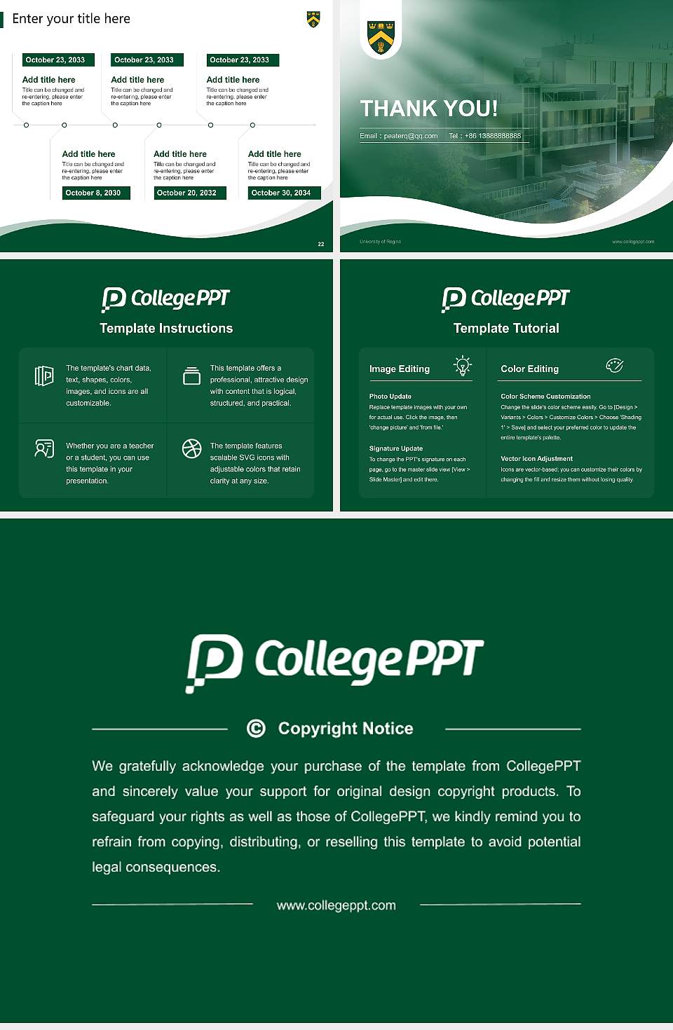 University of Regina Lecture Sharing and Networking Event PPT Template4:3 ratio PPT effect preview image4