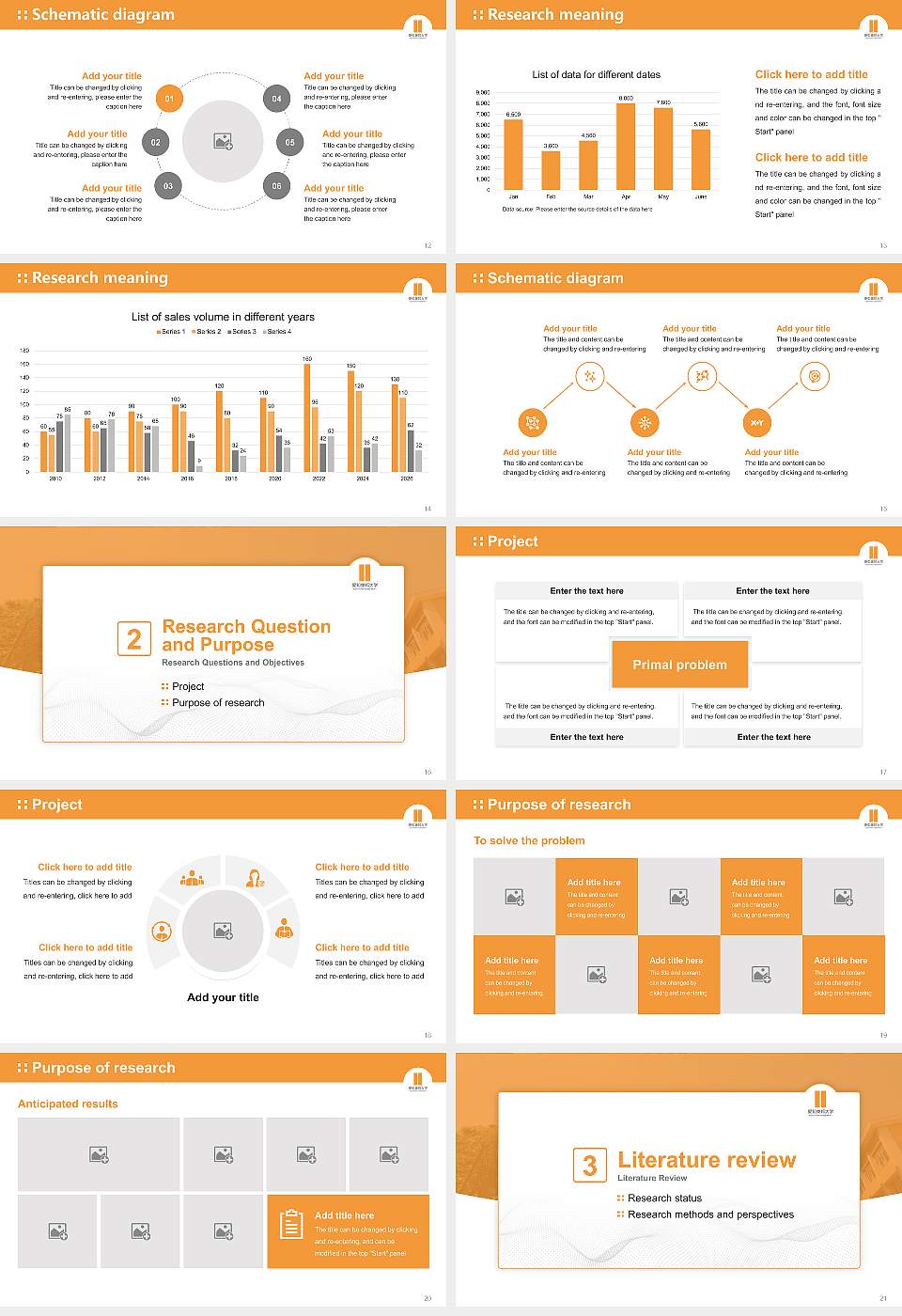 Aichi Toho University Graduation Thesis Defense PPT Template16:9 ratio PPT effect preview image3