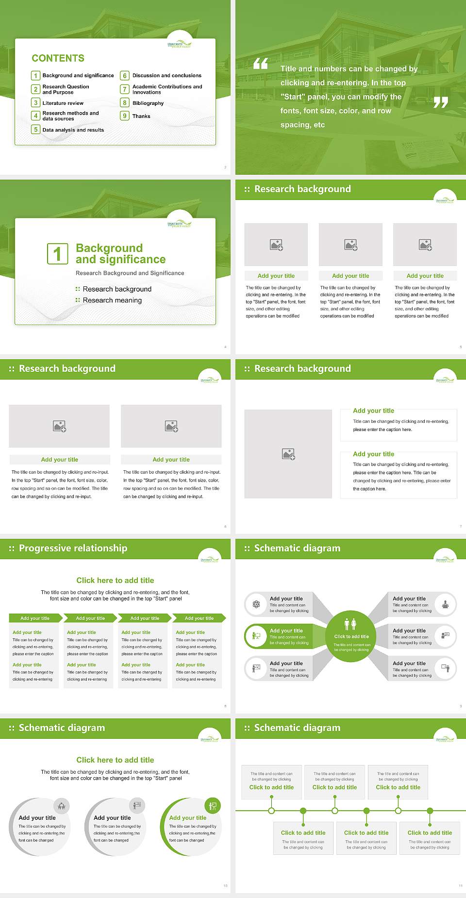 University of the Fraser Valley Graduation Thesis Defense PPT Template4:3 ratio PPT effect preview image2