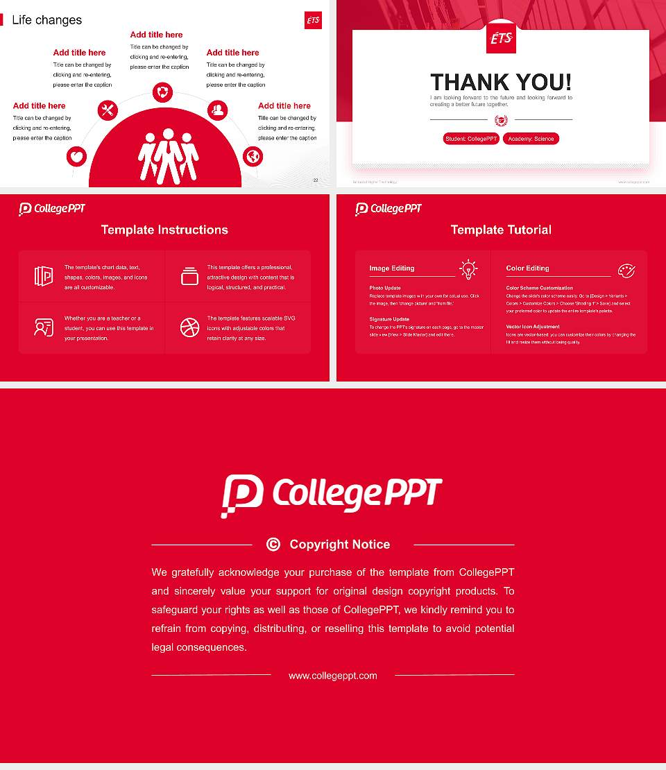 School of Higher Technology National Scholarship Defense PPT Template16:9 ratio PPT effect preview image4