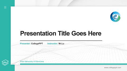 Eikei University of Hiroshima Thesis Proposal/Graduation Defense PPT Template