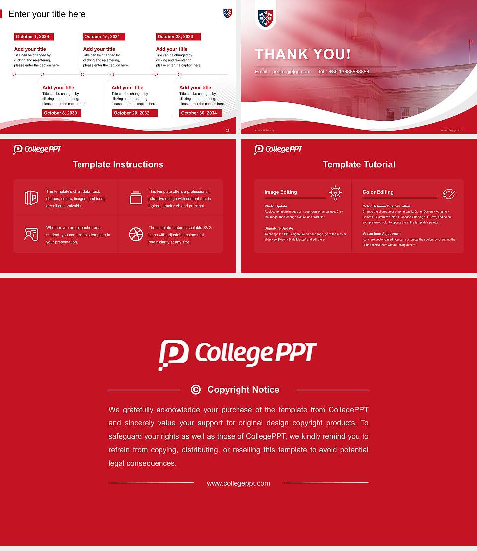 Acadia University Lecture Sharing and Networking Event PPT Template16:9 ratio PPT effect preview image4
