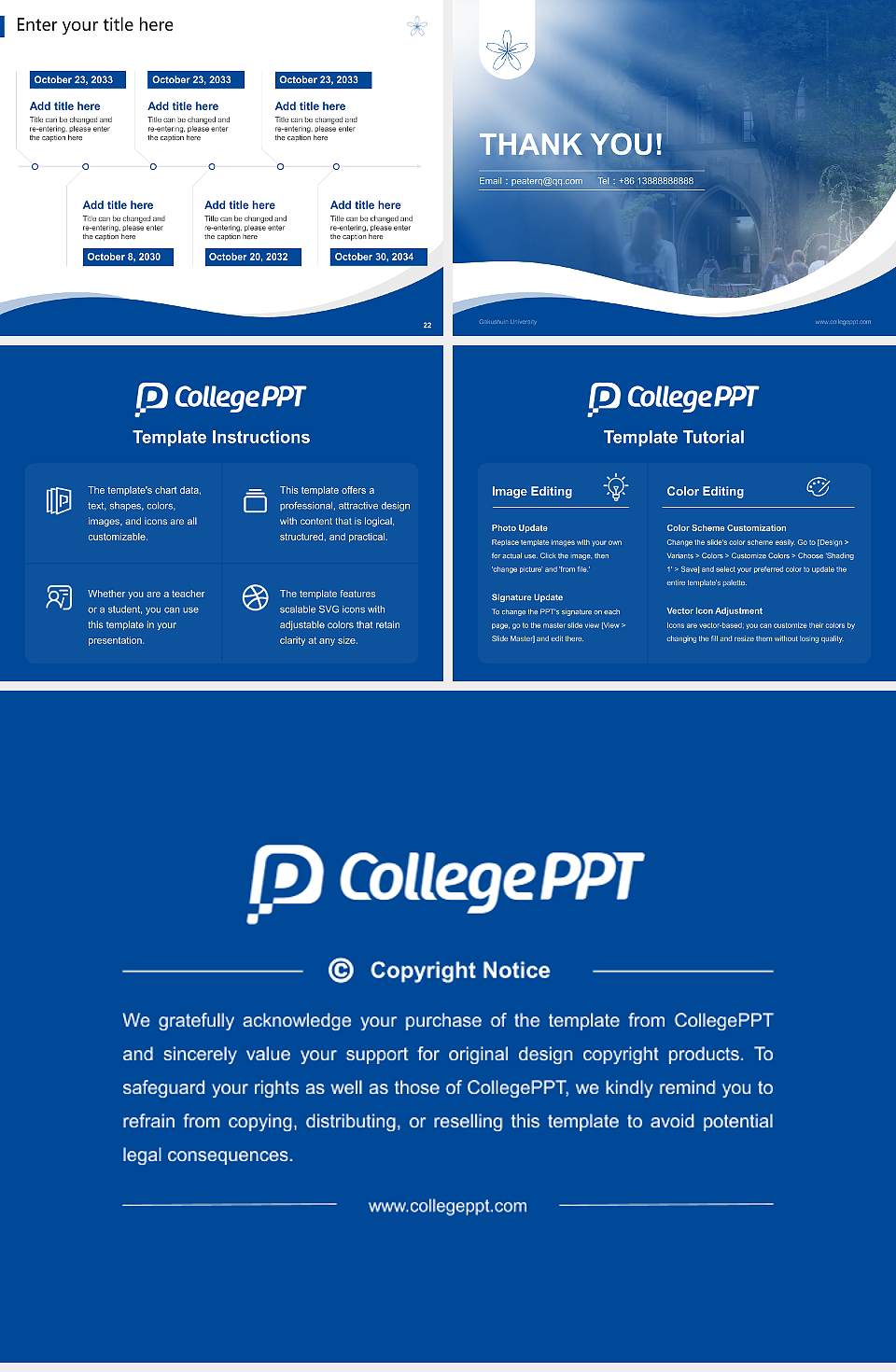 Gakushuin University Lecture Sharing and Networking Event PPT Template4:3 ratio PPT effect preview image4