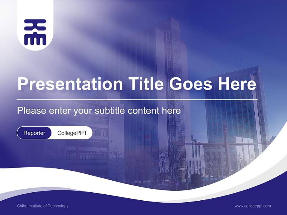 Chiba Institute of Technology Lecture Sharing and Networking Event PPT Template4:3 ratio PPT effect preview image4