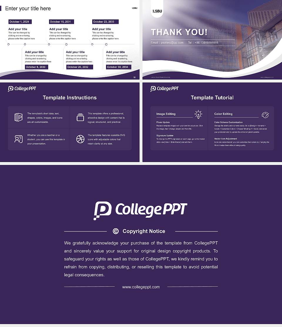 London South Bank University Lecture Sharing and Networking Event PPT Template16:9 ratio PPT effect preview image4