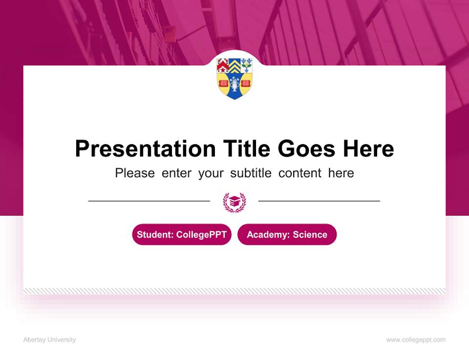 Abertay University National Scholarship Defense PPT Template4:3 ratio PPT effect preview image4