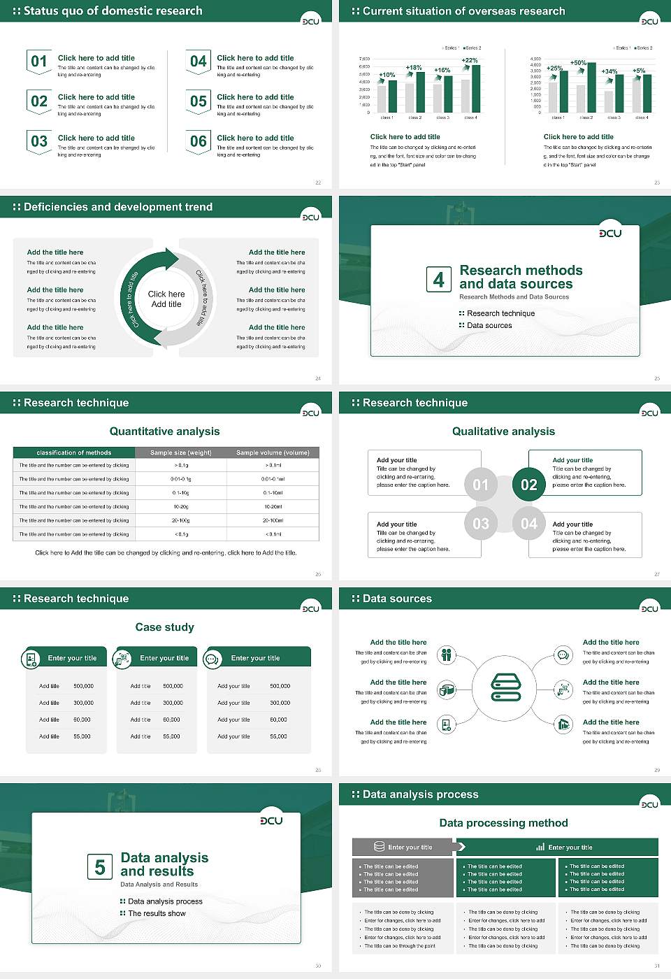 Den-en Chofu University Graduation Thesis Defense PPT Template16:9 ratio PPT effect preview image4
