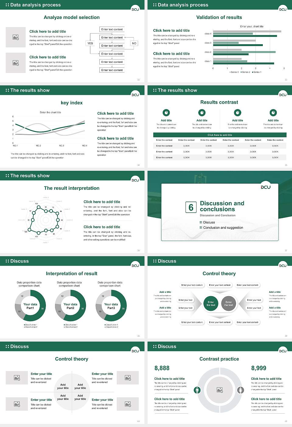 Den-en Chofu University Graduation Thesis Defense PPT Template16:9 ratio PPT effect preview image5