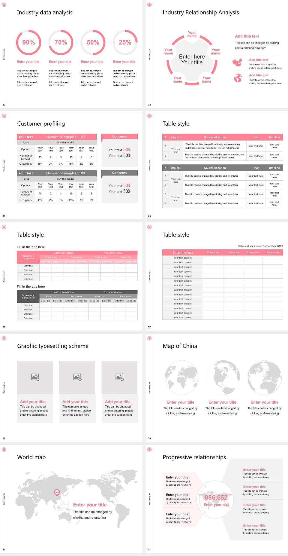 Aikoku Gakuen University Competition/Entrepreneurship Contest PPT Template4:3 ratio PPT effect preview image5
