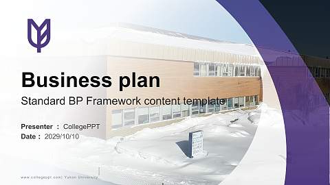 Yukon University Competition/Entrepreneurship Contest PPT Template