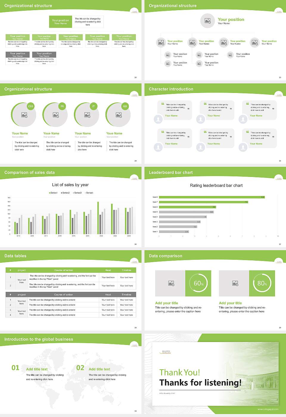 Akita University of Art Academic Presentation/Research Findings Report PPT Template16:9 ratio PPT effect preview image4