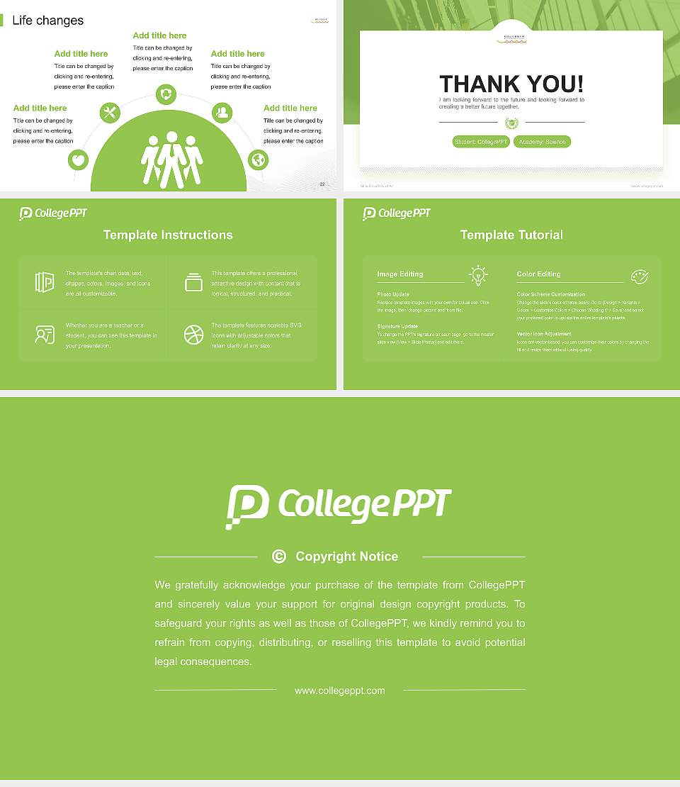 Akita University of Art National Scholarship Defense PPT Template16:9 ratio PPT effect preview image4