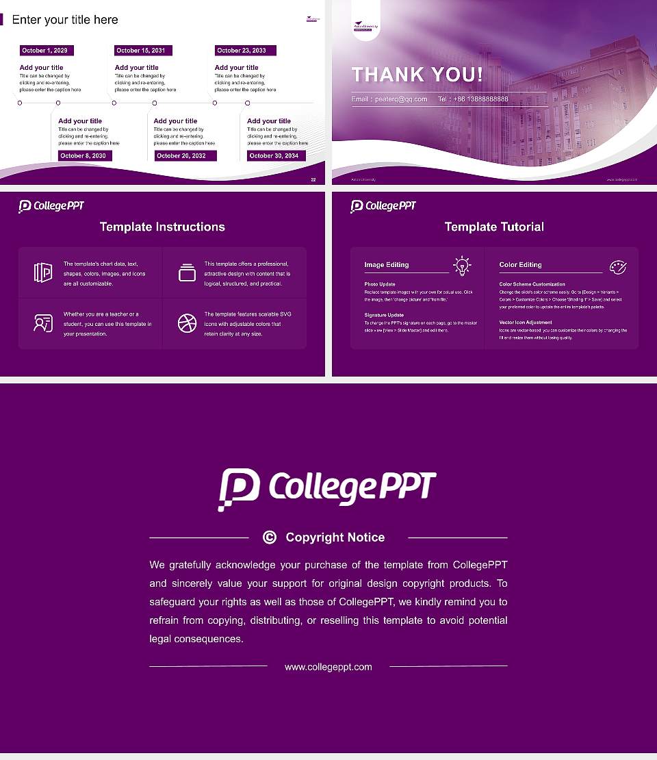 Aston University Lecture Sharing and Networking Event PPT Template16:9 ratio PPT effect preview image4