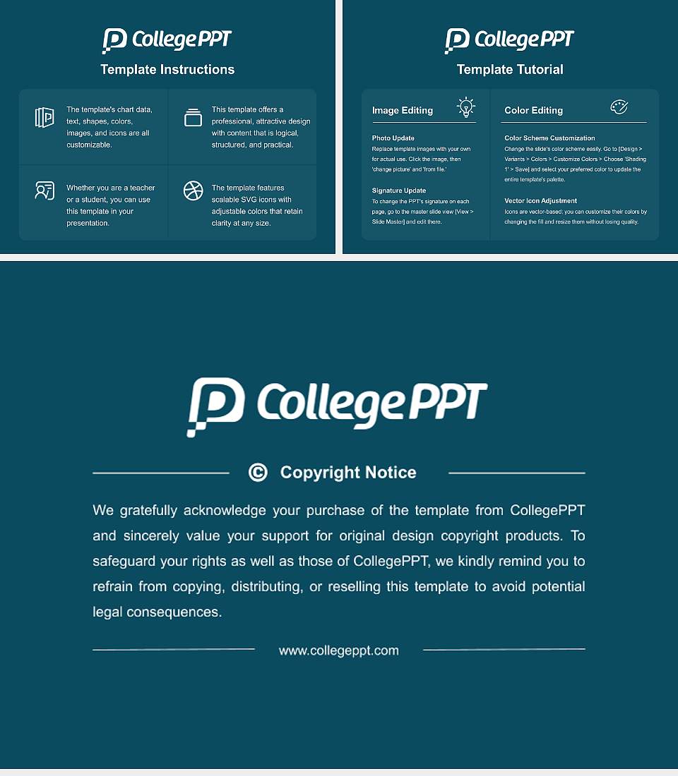 Thompson Rivers University Course/Courseware Creation PPT Template4:3 ratio PPT effect preview image5