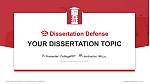Burman University학위 논문 방어PPT 템플릿