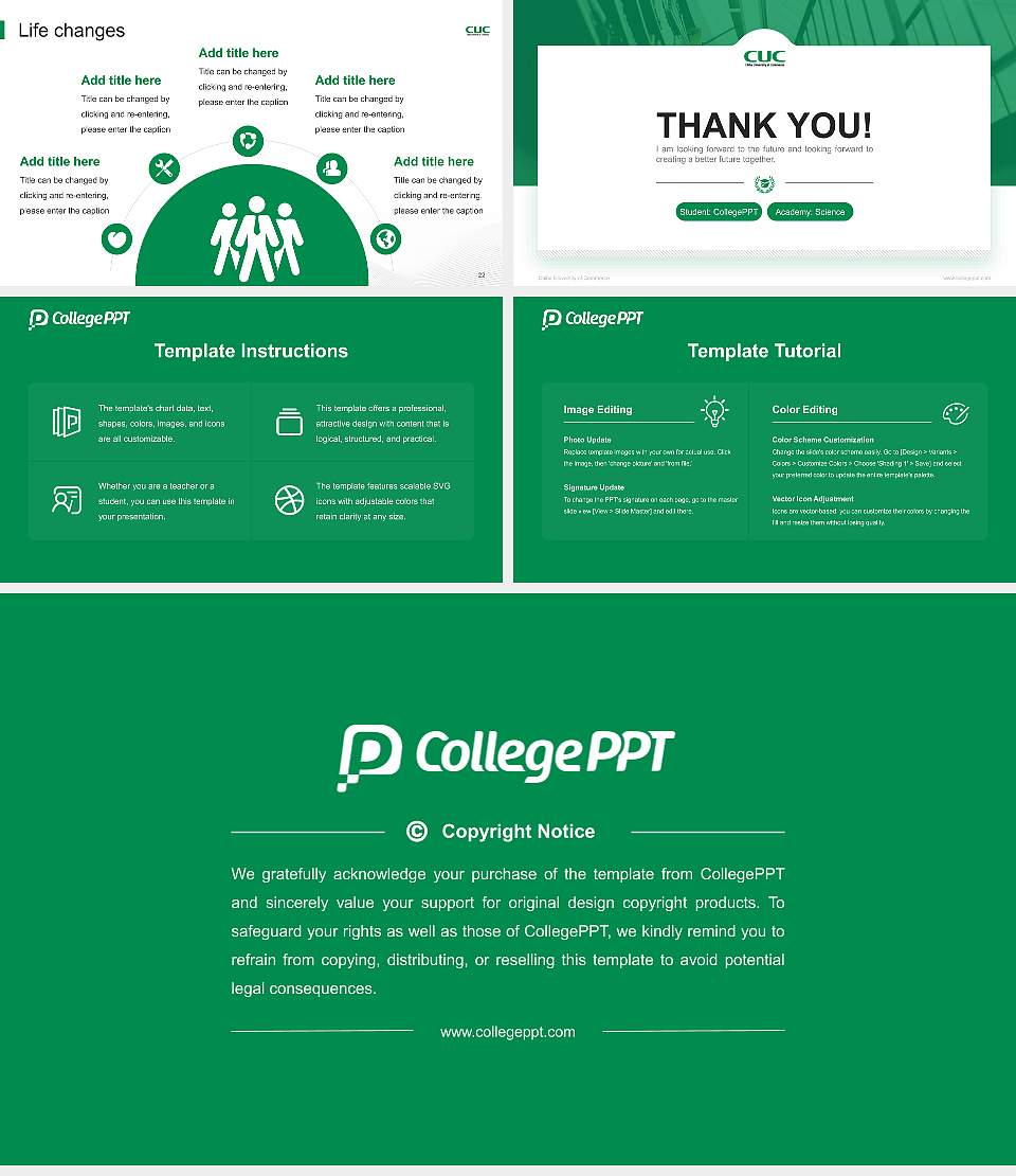 Chiba University of Commerce National Scholarship Defense PPT Template16:9 ratio PPT effect preview image4
