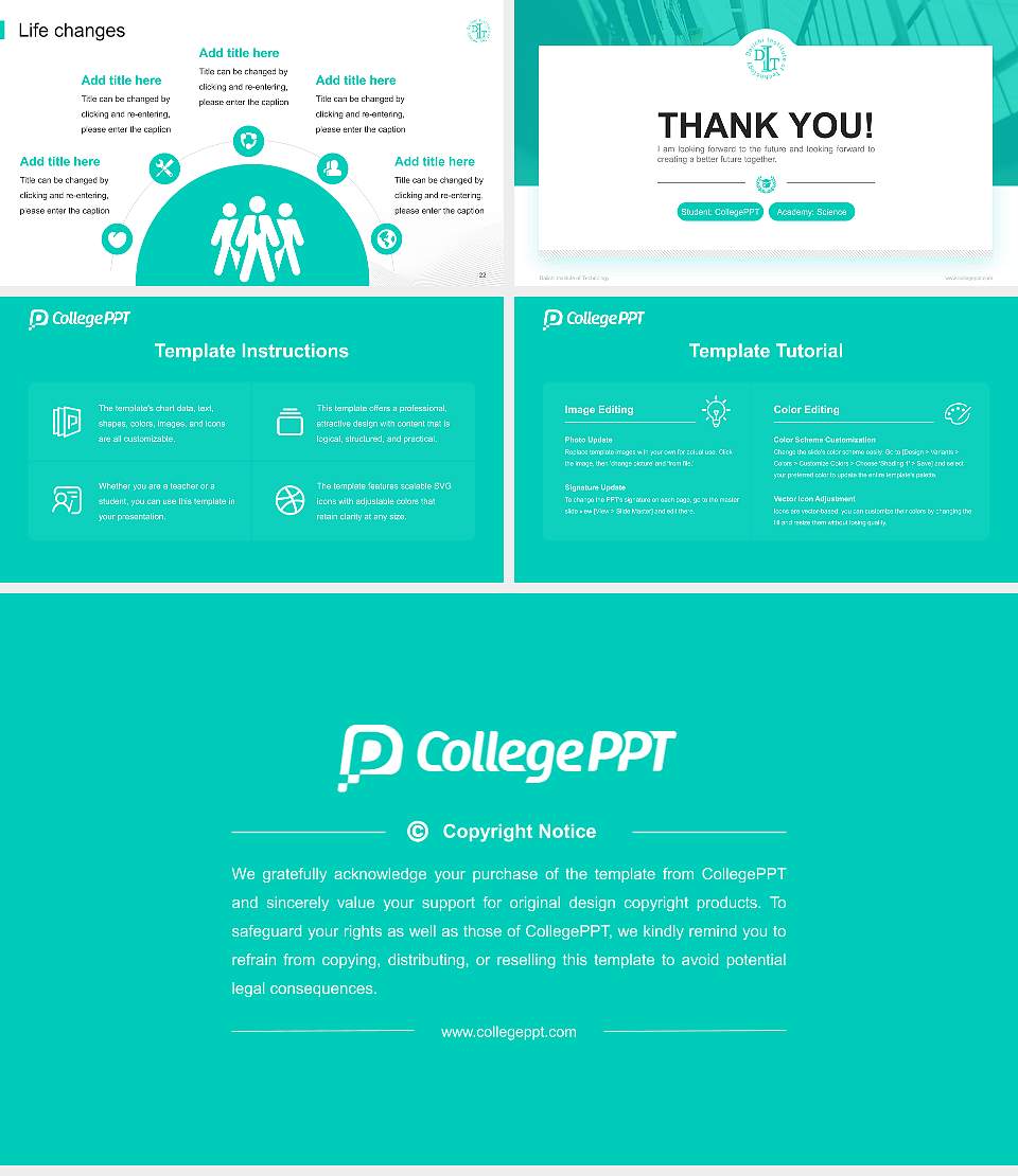 Daiichi Institute of Technology National Scholarship Defense PPT Template16:9 ratio PPT effect preview image4