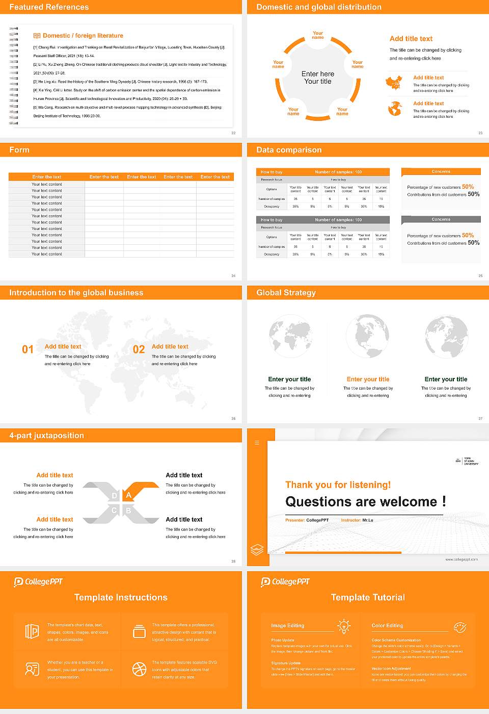 York St John University Thesis Proposal/Graduation Defense PPT Template16:9 ratio PPT effect preview image4