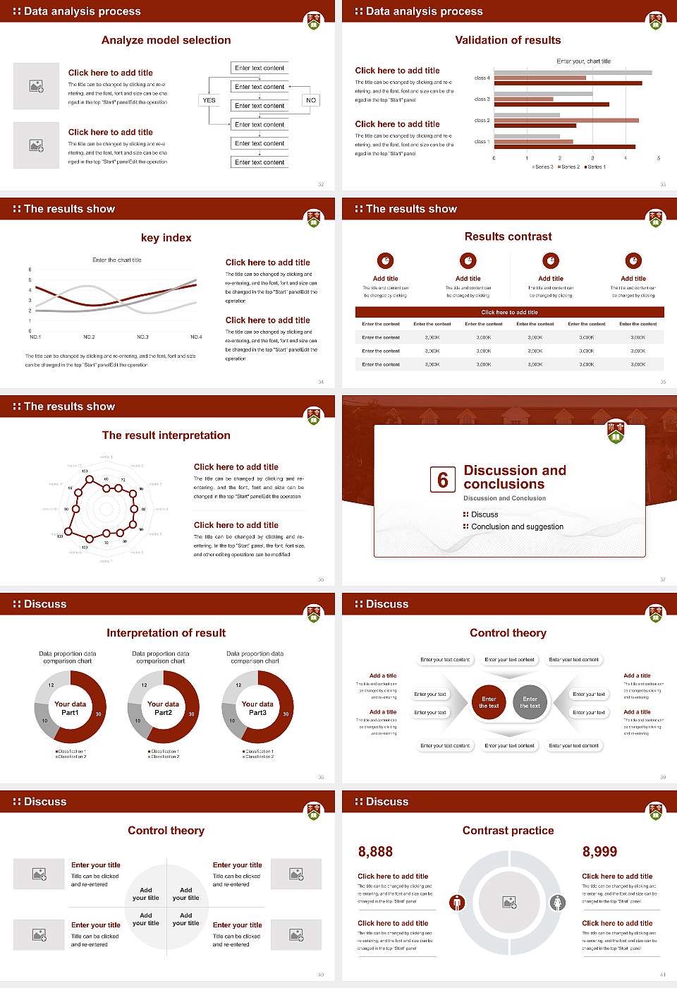 University of Prince Edward Island Graduation Thesis Defense PPT Template16:9 ratio PPT effect preview image5