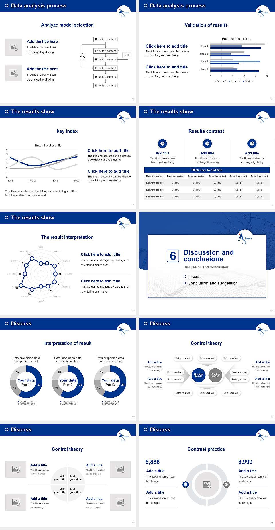 Aichi Shukutoku University Graduation Thesis Defense PPT Template4:3 ratio PPT effect preview image5