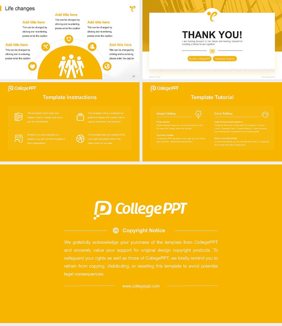 Ehime University National Scholarship Defense PPT Template16:9 ratio PPT effect preview image4