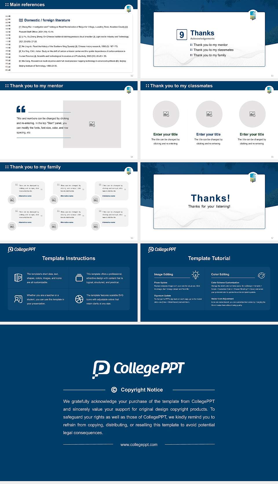 University of Saint-Boniface Graduation Thesis Defense PPT Template16:9 ratio PPT effect preview image7