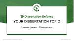 Fukui Prefectural University Graduation Thesis Defense PPT Template