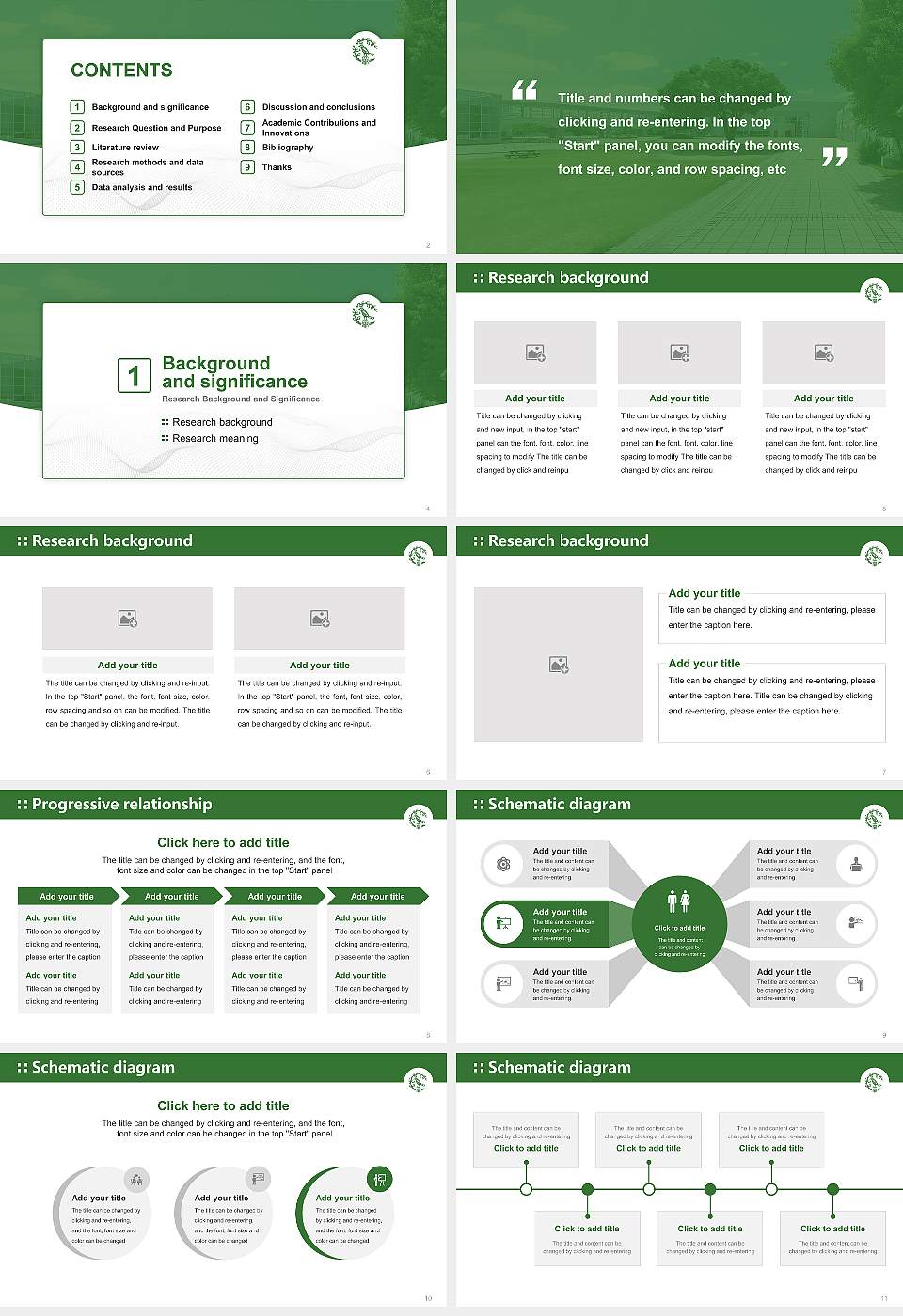 Fukui Prefectural University Graduation Thesis Defense PPT Template16:9 ratio PPT effect preview image2