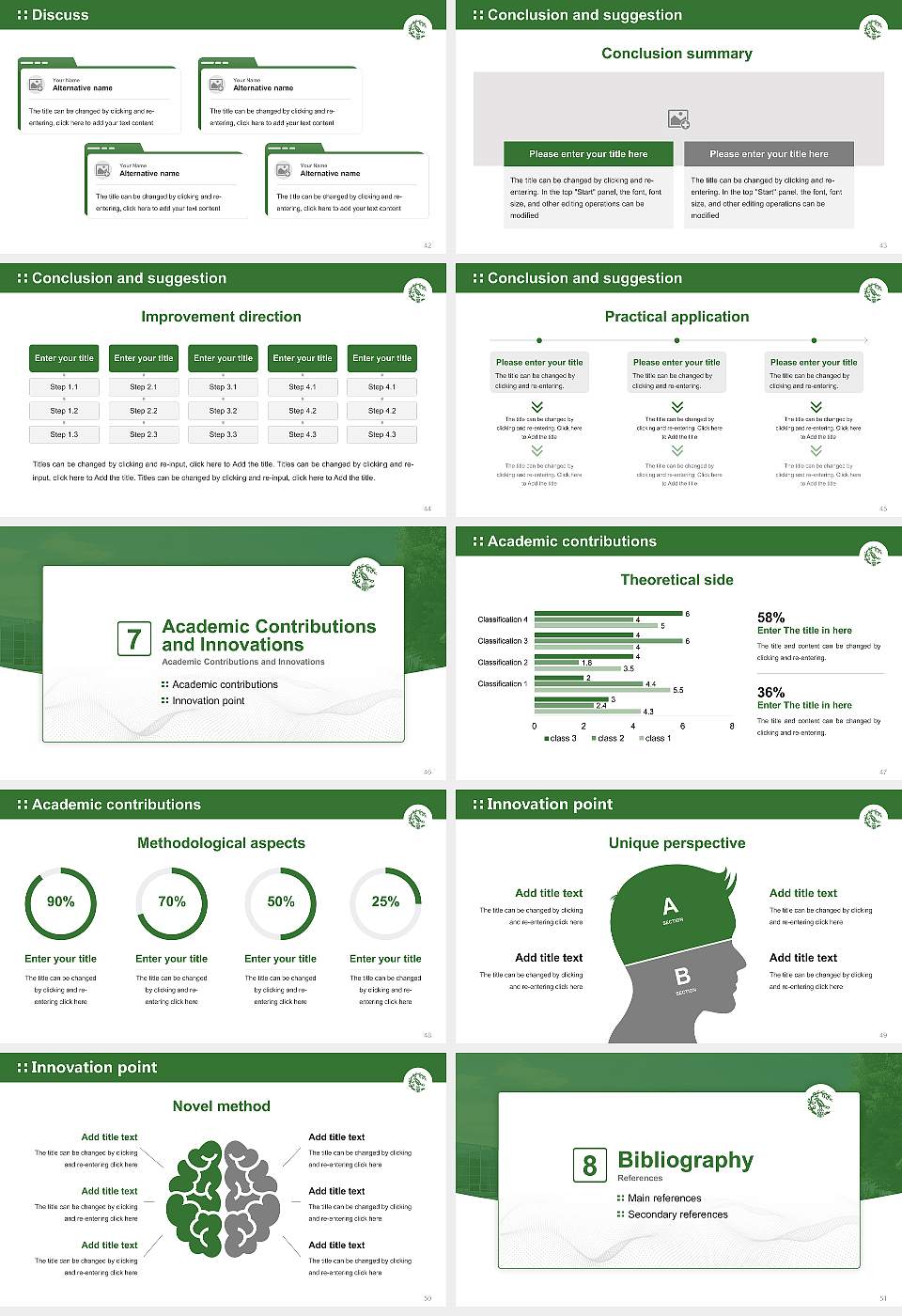 Fukui Prefectural University Graduation Thesis Defense PPT Template16:9 ratio PPT effect preview image6