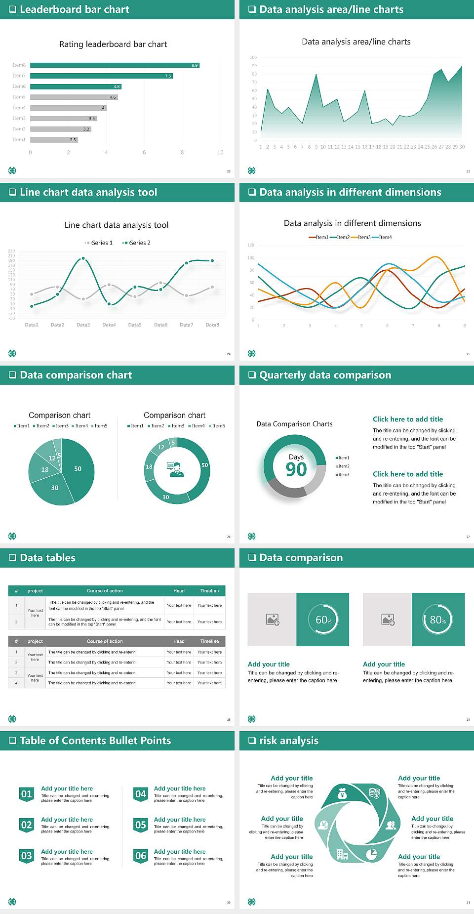 Fukui Health Science University General Purpose PPT Template4:3 ratio PPT effect preview image4