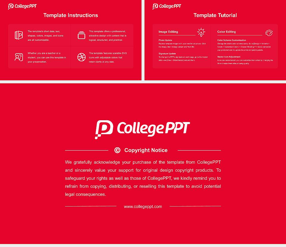 University of Leicester Course/Courseware Creation PPT Template16:9 ratio PPT effect preview image5