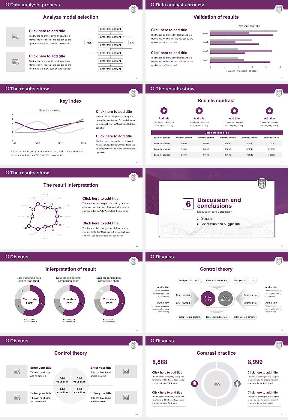 University of Winchester Graduation Thesis Defense PPT Template16:9 ratio PPT effect preview image5