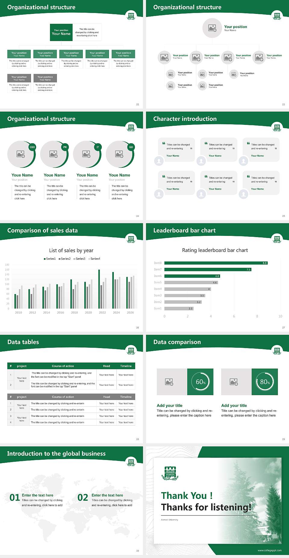 Aomori University Academic Presentation/Research Findings Report PPT Template4:3 ratio PPT effect preview image4