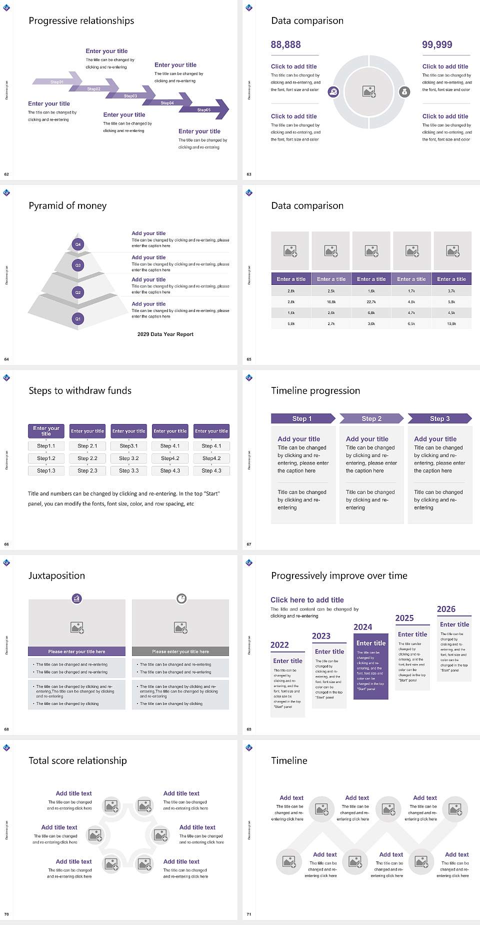 Chiba Keizai University Competition/Entrepreneurship Contest PPT Template4:3 ratio PPT effect preview image8