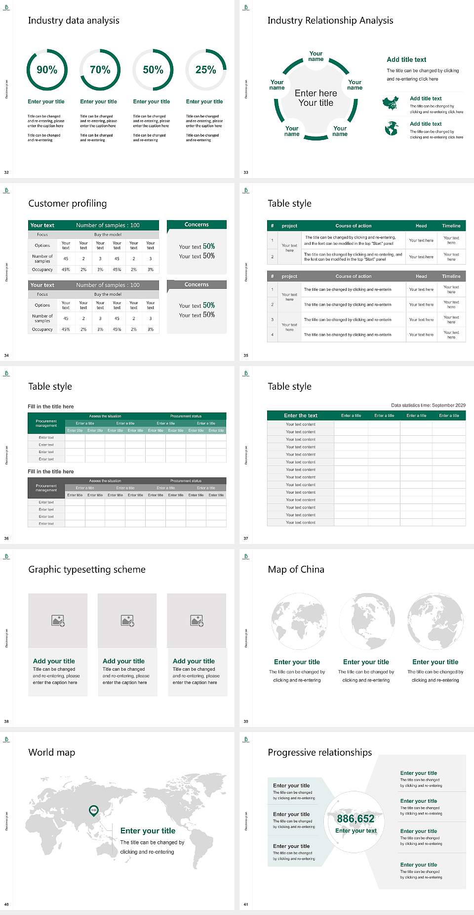 Bunkyo Gakuin University Competition/Entrepreneurship Contest PPT Template4:3 ratio PPT effect preview image5