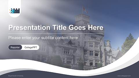 Royal Roads University Lecture Sharing and Networking Event PPT Template